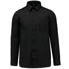 Chemise homme mancheso longues noire