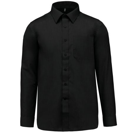 Chemise homme mancheso longues noire
