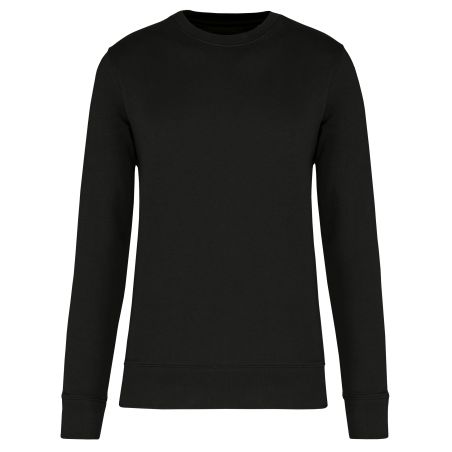Sweat-shirt écoresponsable col rond black