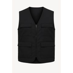 Gilet service snack black