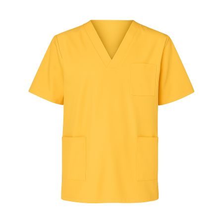 Tunique medicale Jaune Homme Femme Kine dentisite infirmiere ergo veterinaire