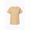 Blouse de travail femme Blouse estheticienne Blouse femme beige