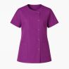 Blouse de travail femme Dark Purpule Manche courte Tunique medicale Tunique aide a domicile