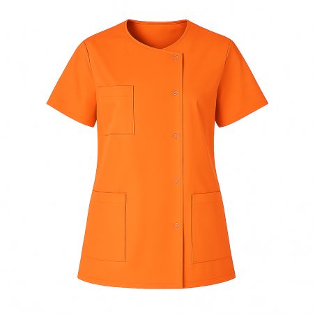 Tunique de travail blouse de travail femme Orange claire