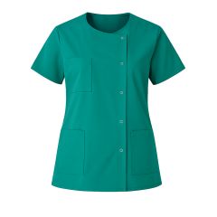 Tunique de travail verte blouse medeciale blouse as Blouse aide a domicile blouse nettoyage proprete