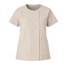 Tunique de travail femme grise manches courte industrie medical logistique vetement de travail femme