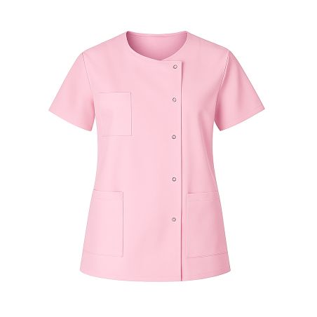 Tunique creche puericulture femme petite enfance Blouse de travail rose