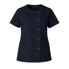 Tunique de travail marine Femme manches courtes