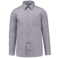 Chemise homme manchesongues silver