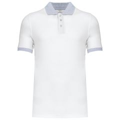 POLO MC HOMME KARIBAN WHITE/GREY