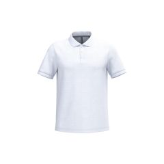 POLO MANCHES COURTES KARIBAN White L