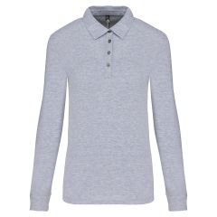 Polo jersey ML femme oxford grey