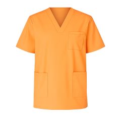 Tunique de travail Orange Homme Femme Col V Blouse medicale orange