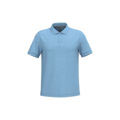 POLO MANCHES COURTES KARIBAN Sky Blue L