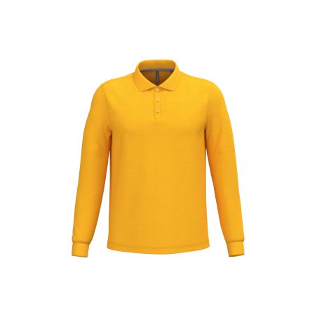 POLO MANCHES LONGUES YELLOW