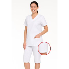 Pantacourt médical blanc...