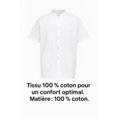 Blouse medical Homme Tunique 100 % Coton