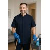 Tunique Travail Homme Marine tissu moderne