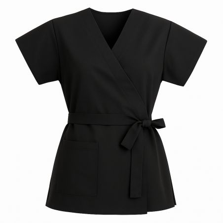 Blouse estheticienne coiffeuse Noire