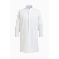 Tunique de travail homme 80 cm – Manches longues, médical & propreté