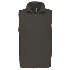 GILET MICROPOLAIRE HOMME Green Olive TS