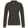 POLO ML FEMME Dark Grey L