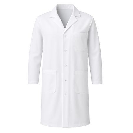 Blouse Blanche medicale Homme Manches longues