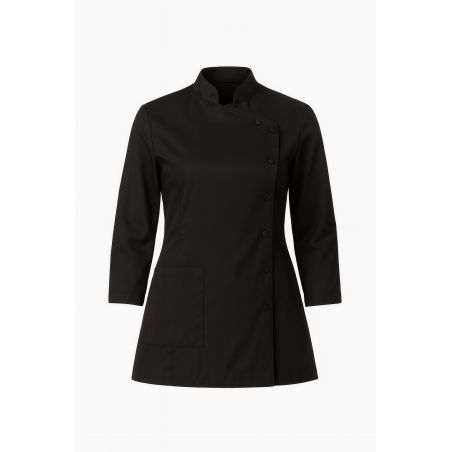 Tunique Mao manchesongues gomi noir