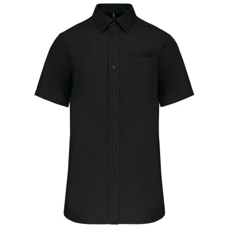 Chemise homme manches courtes black