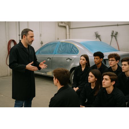 Blouse de travail professionnel noire Industrie Logistique