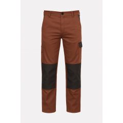 Pantalon de travail Chocolat Multi poches avec poches genouillères