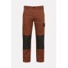 Pantalon de travail Chocolat Multi poches avec poches genouillères