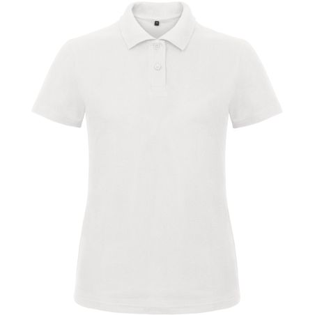 POLO FEMME MC white TS