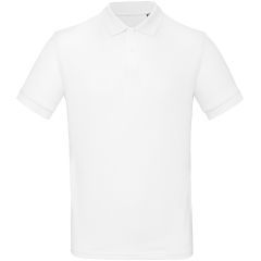Polo bio homme manches courtes WHITE L