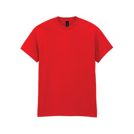 Tee shirt GILDAN 100 % coton mc rouge