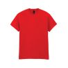 Tee shirt GILDAN 100 % coton mc rouge