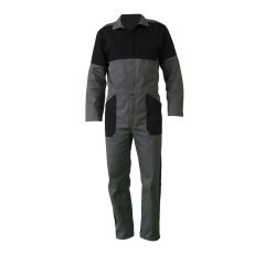 Combinaison de travail grise et noire