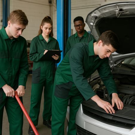 Combinaison de travail de travail verte vert de travail