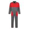 Combinaison de travail grise et rouge Mixte Homme Femme