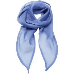 Foulard mousseline mid blue