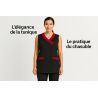 Tablier chasuble moderne Noir et Fushia