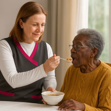 Tablier chasuble moderne Gris et Fushia