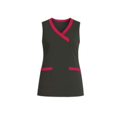 Tablier chasuble moderne Gris et Fushia