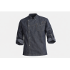Veste de boucher professionnelle denim personnalisable