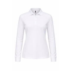 Polo piqué manches longues...