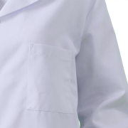 Blouse De Chimie Blanche - Lycée, Collège Ou Médical - Taille S à 4XL, Manches Longues En Coton - 11