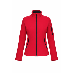 Veste softshell femme rouge...