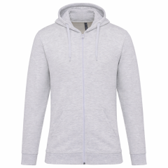 Sweat zippé capuche unisexe...