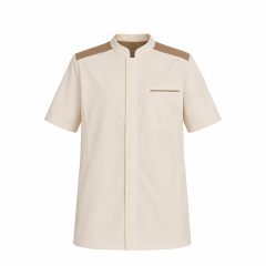 Veste de cuisine beige...