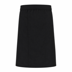 Tablier de cuisine noir 90X105 pour serveur et cuisinier